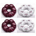 Coming Soon - Pre Order now - Alpha Phi Scrunchie 4 Pack 2 Bordeax & 2 White