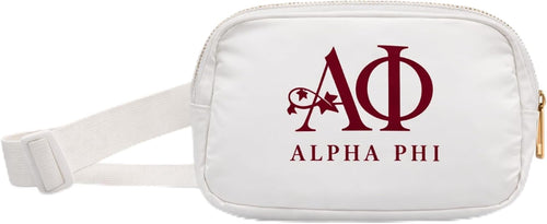 Alpha Phi Crossbody Fanny Pack
