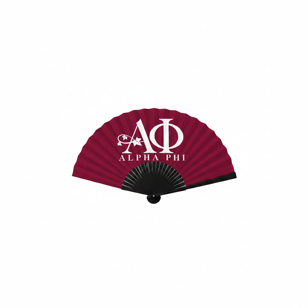 Coming Soon - Pre Order now - Alpha Phi Sorority Hand Folding Fan
