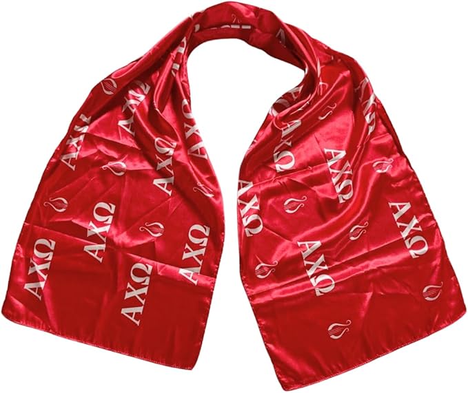 Alpha Chi Omega Satin Scarf