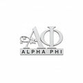 Coming Soon - Pre Order now - Alpha Phi Chrome Cut Out Car Emblem