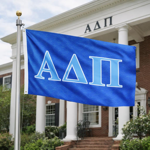 Alpha Delta Pi Flag Banner Dark Blue with Diamonds