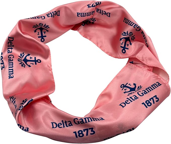 Delta Gamma Satin Scarf