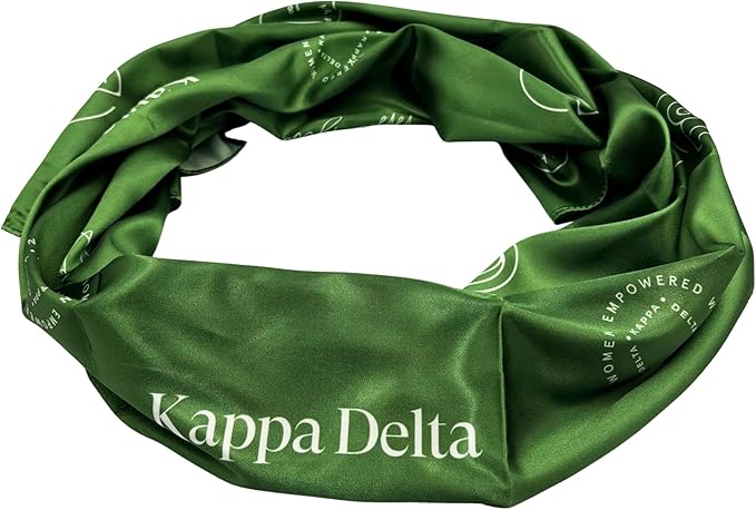 Kappa Delta Satin Scarf