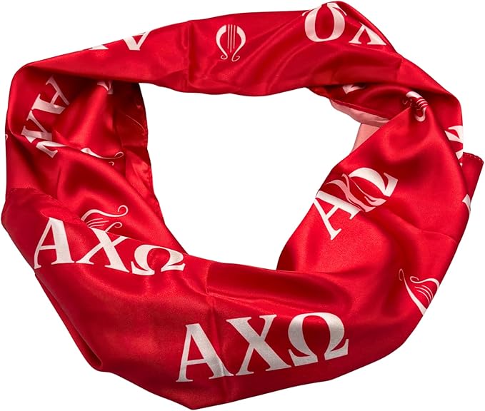 Alpha Chi Omega Satin Scarf