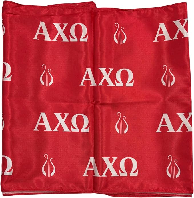 Alpha Chi Omega Satin Scarf