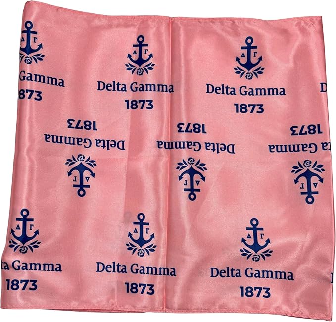 Delta Gamma Satin Scarf