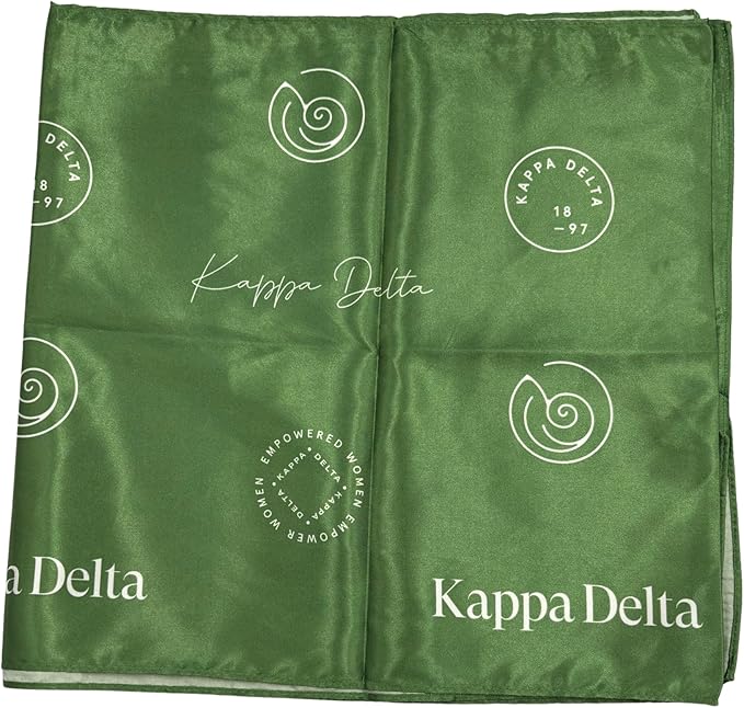 Kappa Delta Satin Scarf