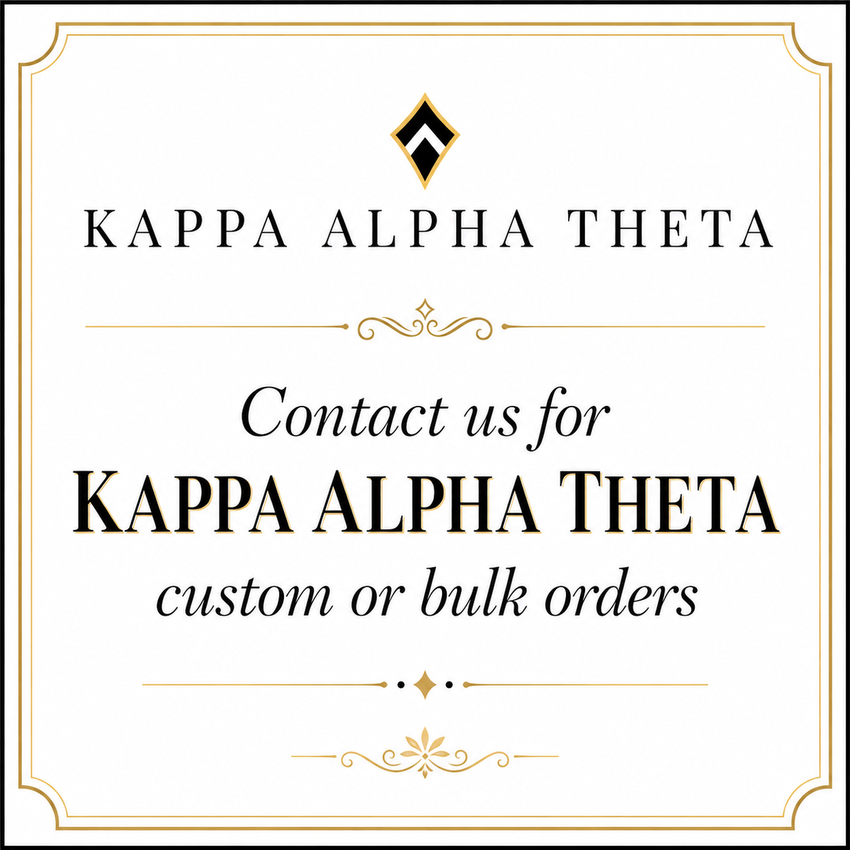 Kappa Alpha Theta - Custom & Bulk Discount Orders