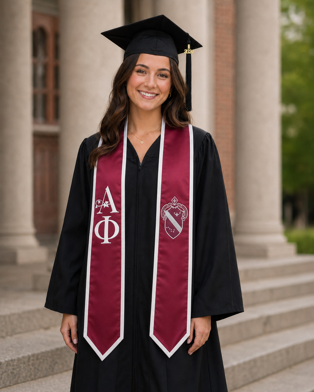Alpha Phi Graduation Stole