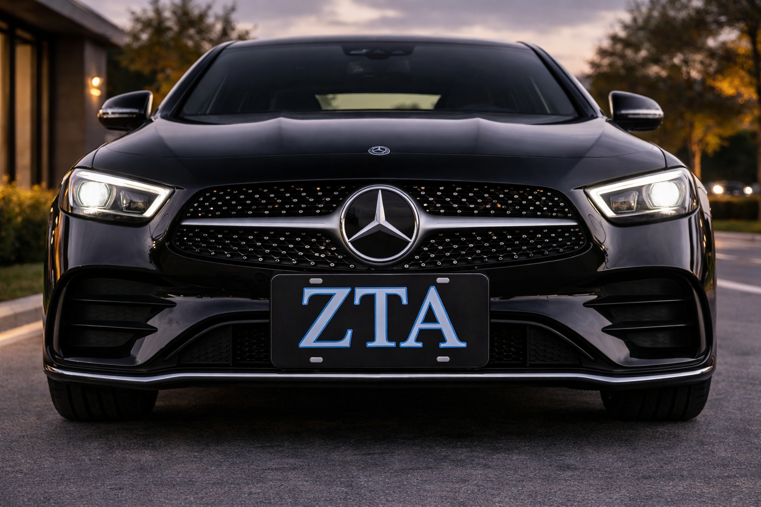Zeta Tau Alpha Acrylic Decorative License Plate
