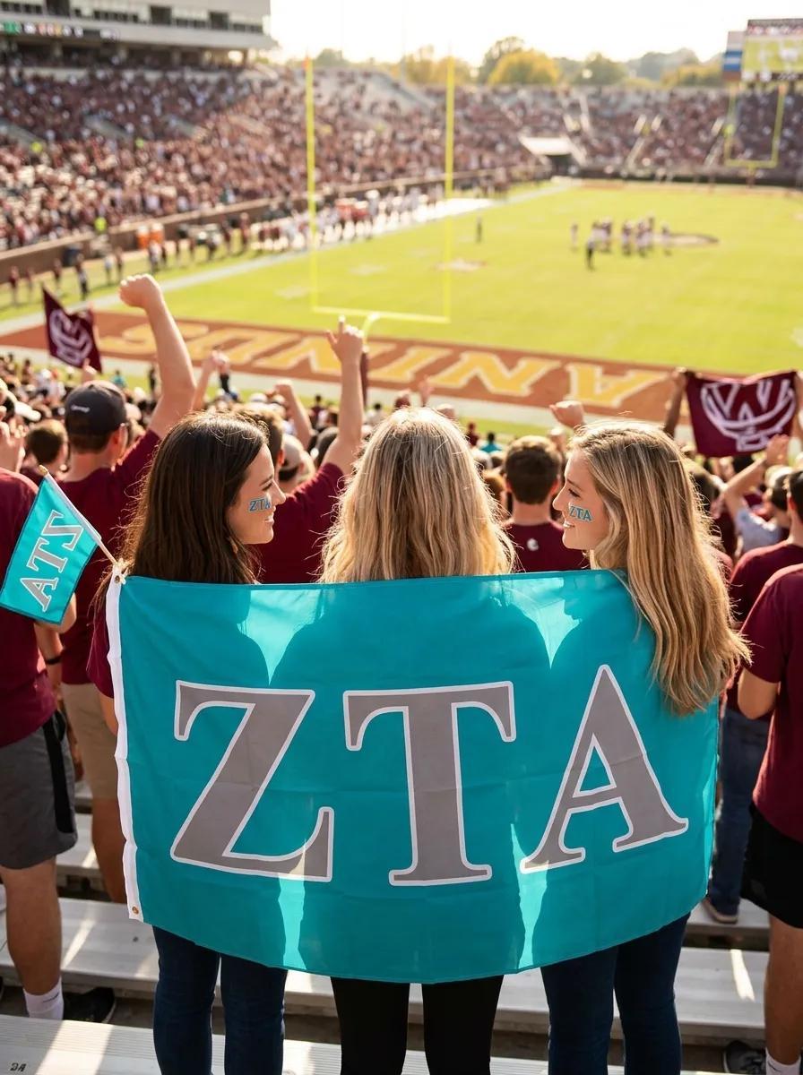 Zeta Tau Alpha 3 x 5 Flag