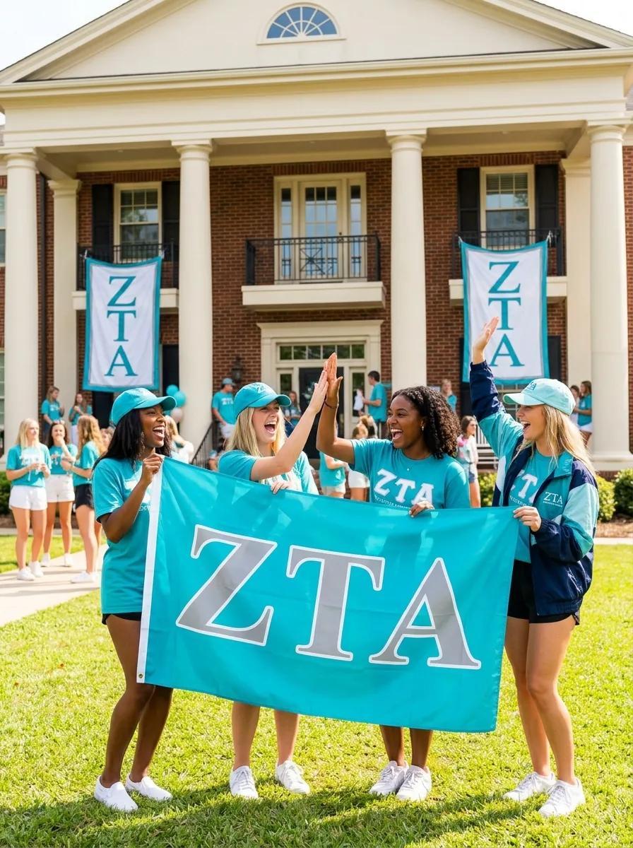 Zeta Tau Alpha 3 x 5 Flag
