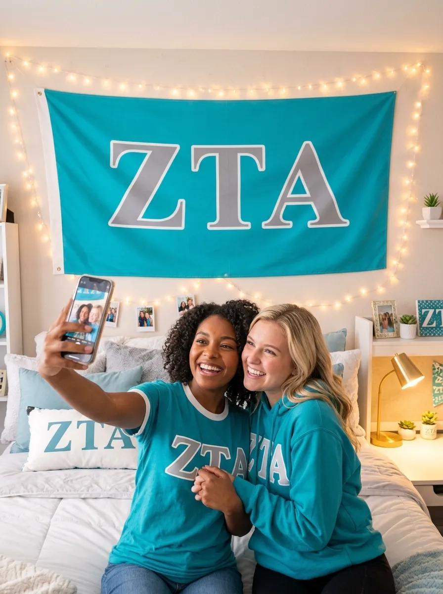Zeta Tau Alpha 3 x 5 Flag