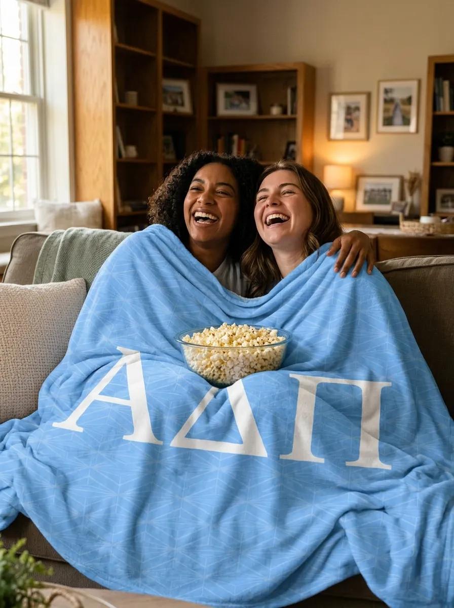 Alpha Delta Pi Throw Blanket