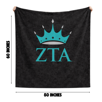 Zeta Tau Alpha 50in x 60in Throw Blanket